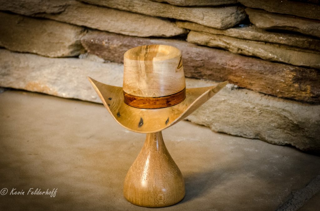Mini-Wood Cowboy Hat-M113